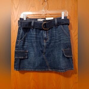 NWT MUDD FLX Stretch D-ring Belt Mini Skirt